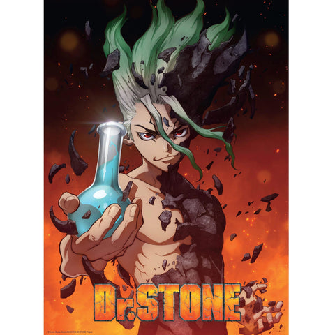Dr. Stone - Senku Ishigami with Flask & The Kingdom of Science Boxed Poster Set (20.5