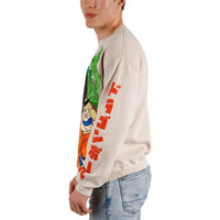 Dragon Ball - Goku & Shenron Oversized Print Sweatshirt (Tan, Unisex) - Bioworld- Image 7