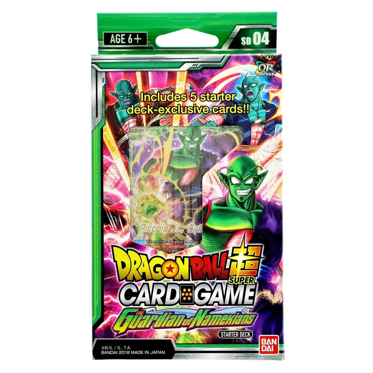 dragon ball super card game piccolo deck Dragon Ball Super Card Game - Guardian of Namekians Starter Deck (Piccolo) - Bandai