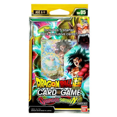 Dragon Ball Super Card Game - The Crimson Saiyan Starter Deck (SS4 Goku) - Bandai - (DBS-SD05)