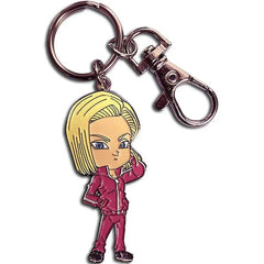 Dragon Ball Super - Chibi Android 18 Keychain (2.25", PVC) - Great Eastern Entertainment