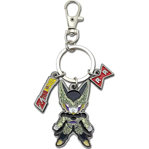 Dragon Ball Super - Chibi Perfect Cell Keychain with Charms (2", Metal) - Great Eastern Entertainment