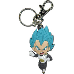 Dragon Ball Super - Chibi Super Saiyan Blue Vegeta Keychain (2", PVC) - Great Eastern Entertainment