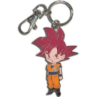 Dragon Ball Super - Chibi Super Saiyan God Goku Keychain (2.5", Metal) - Grea...- Image 1