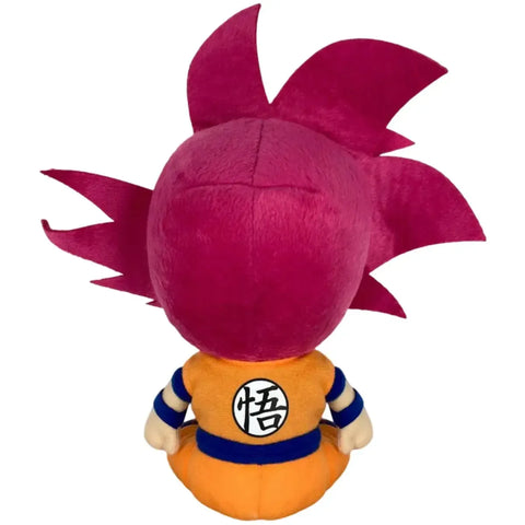 Dragon Ball Super - Sitting Super Saiyan God Goku Plush (7