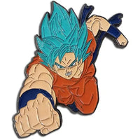 Dragon Ball Super - Super Saiyan Blue Goku Pin Badge (Enamel, Metal) - Great ...- Image 1