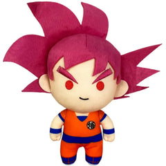 Dragon Ball Super - Super Saiyan God Goku Plush (6.5") - Great Eastern Entertainment