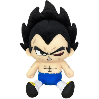 Dragon Ball Super [The Tournament of Power] - Sitting Shirtless Battle-Scarred Vegeta Plush (7