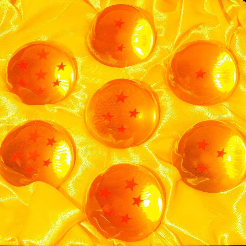 Dragon Ball Z - 7 Dragon Balls Set - ABYstyle - Officially Licensed Glossy Acrylic Resin 2" Balls
