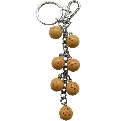 Dragon Ball Z - All Seven Dragon Balls Chain Keychain - Great Eastern Entertainment