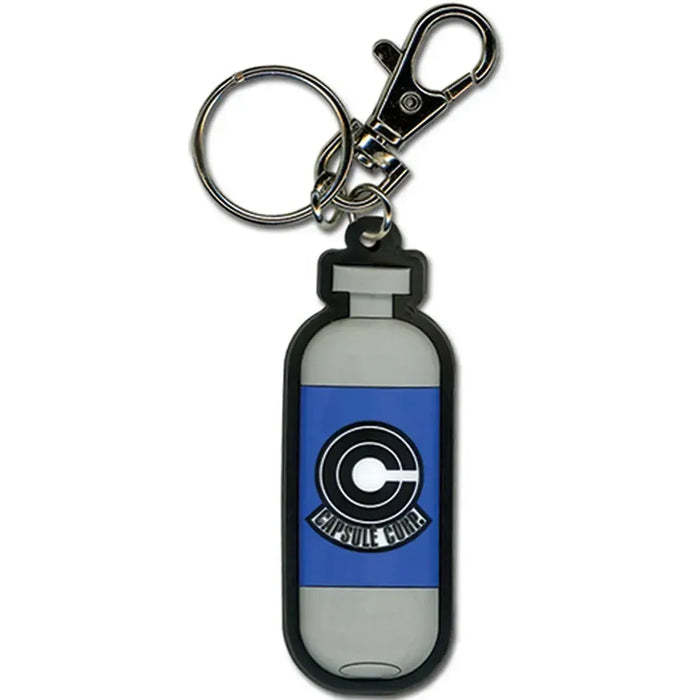 Dragon Ball Z - Blue Capsule Corp Capsule Keychain (2.5", PVC) - Great Eastern Entertainment
