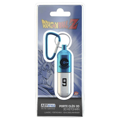 Dragon Ball Z - Blue Capsule Corp. Replica Keychain - ABYstyle