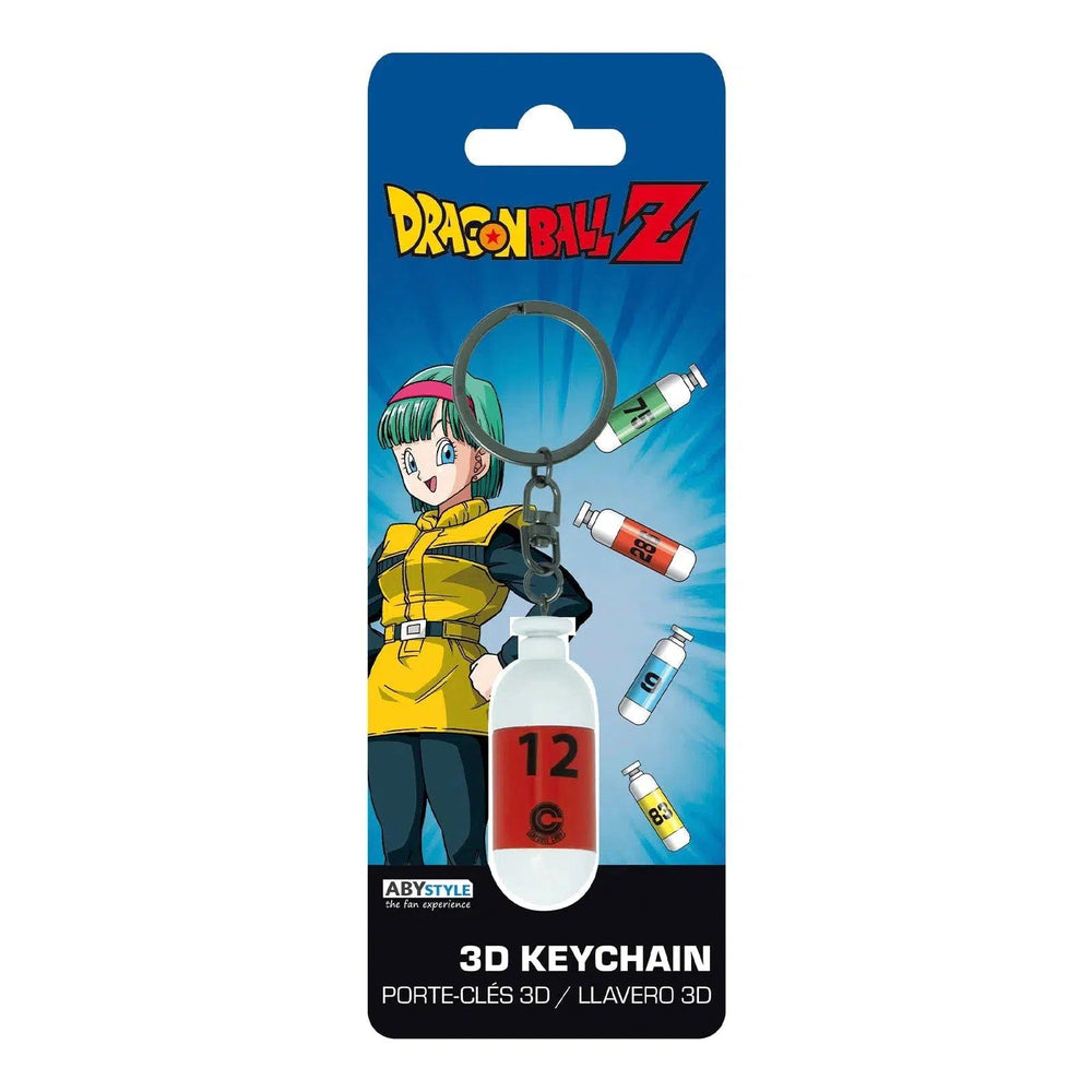 Dragon Ball Z - Capsule Corp. #12 Capsule 3D Keychain (Red) - ABYstyle