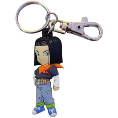Dragon Ball Z - Chibi Android 17 Keychain (2", PVC) - Great Eastern Entertainment