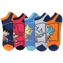 Dragon Ball Z - Chibi Goku Ankle Socks Set (5 Pack) - Bioworld