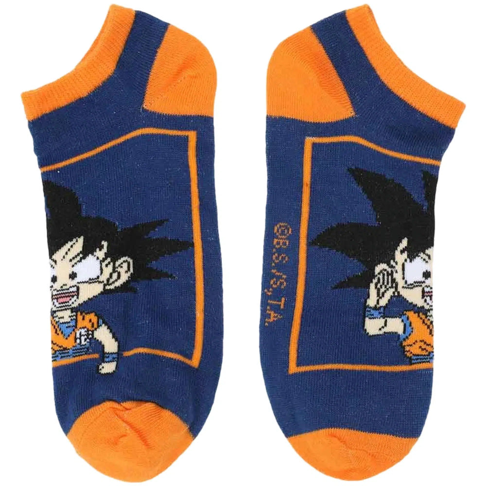 Dragon Ball Z - Chibi Goku Ankle Socks Set (5 Pack) - Bioworld