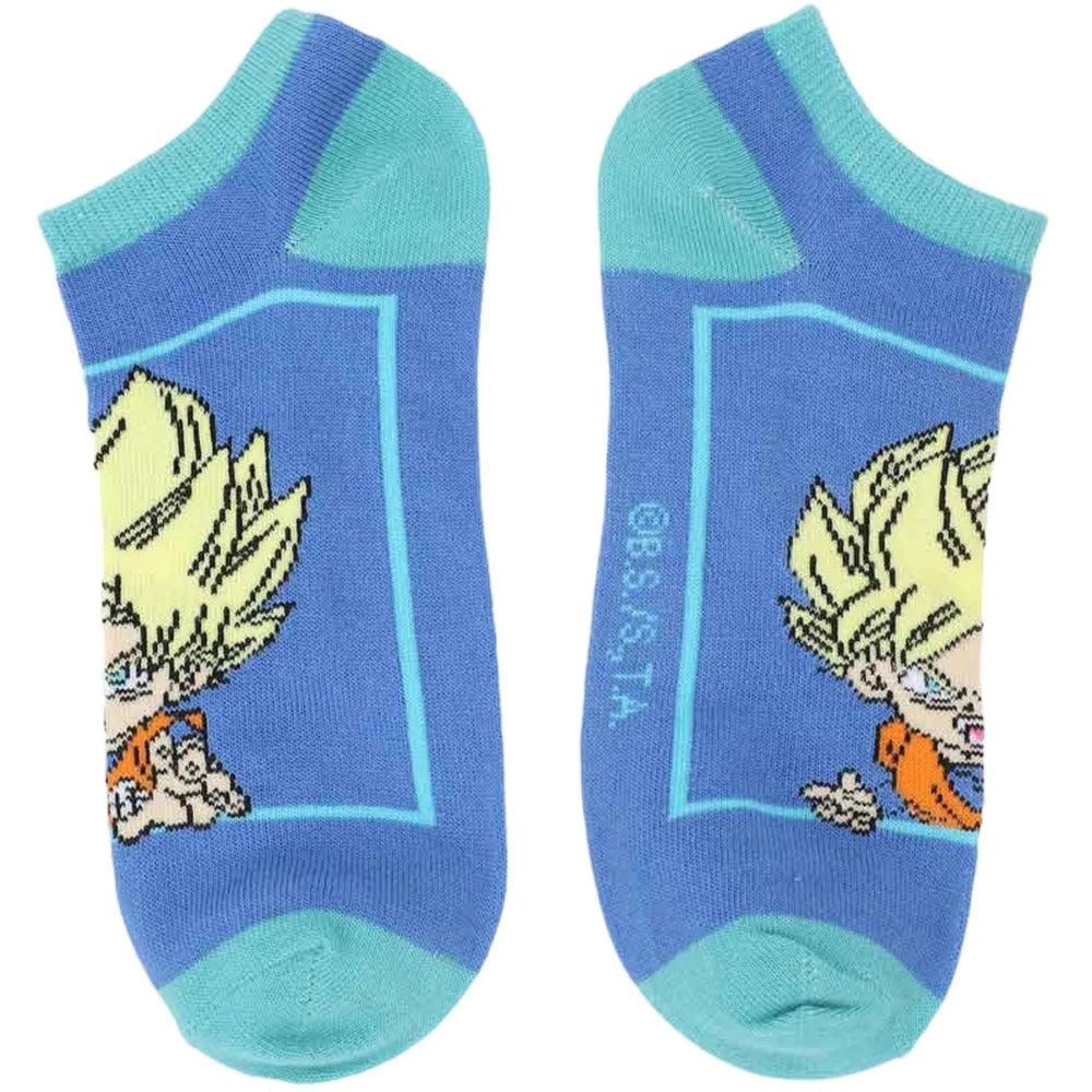 Dragon Ball Z - Chibi Goku Ankle Socks Set (5 Pack) - Bioworld