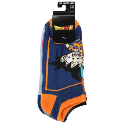 Dragon Ball Z -  Chibi Goku Ankle Socks Set (5 Pack) - Bioworld