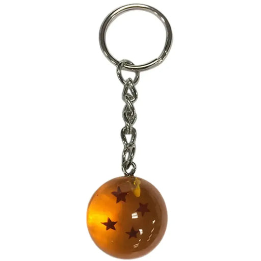 Dragon Ball Z - Four Star Dragon Ball 3D Keychain (1", Acrylic) - Great Eastern Entertainment