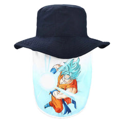 Dragon Ball Z - Goku Kanji Boonie Neck Drape Sun Hat - Bioworld