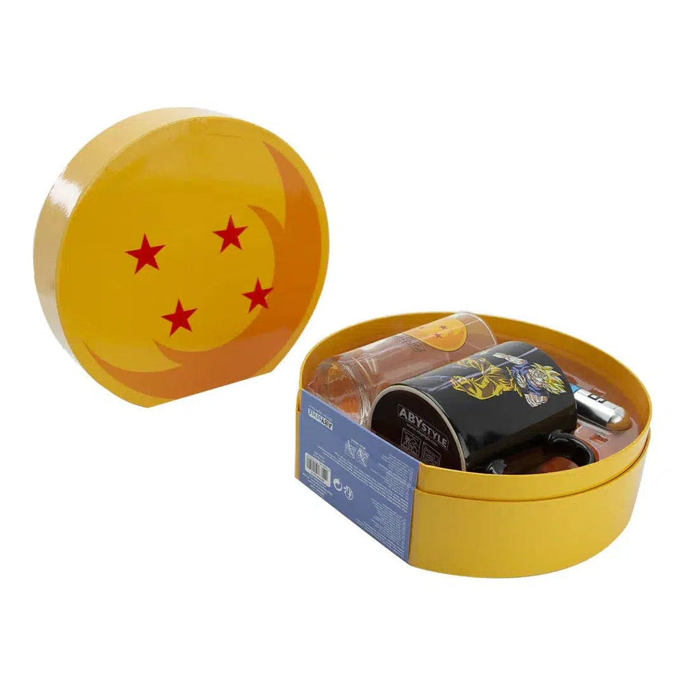 Dragon Ball Z - Premium Gift Set - ABYstyle - 16 oz. Heat-Changing Mug, 10 oz. Glass, Keychain