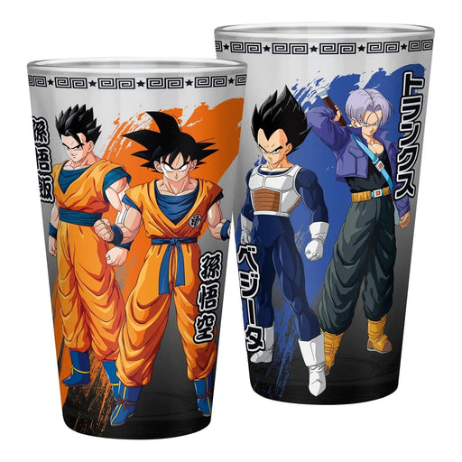 Dragon Ball Z - Saiyans Drinking Glass (16 oz.) - ABYstyle