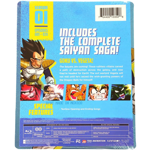Dragon Ball Z: Season 1 (Steelbook Edition) - Episodes 1-39 - Blu-Ray