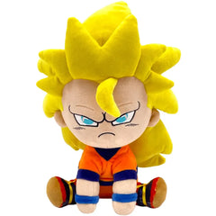 Dragon Ball Z - Sitting Super Saiyan 3 Goku Plush (9") - Youtooz