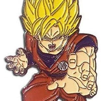 Dragon Ball Z - Super Saiyan Goku Pin Badge (Enamel, Metal) - Great Eastern- Image 2