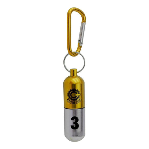 Dragon Ball Z - Yellow Capsule Corp 3D Keychain - ABYstyle
