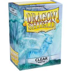 Dragon Shield - Clear Protective Card Sleeves (Matte, 100 Count, Standard Size)