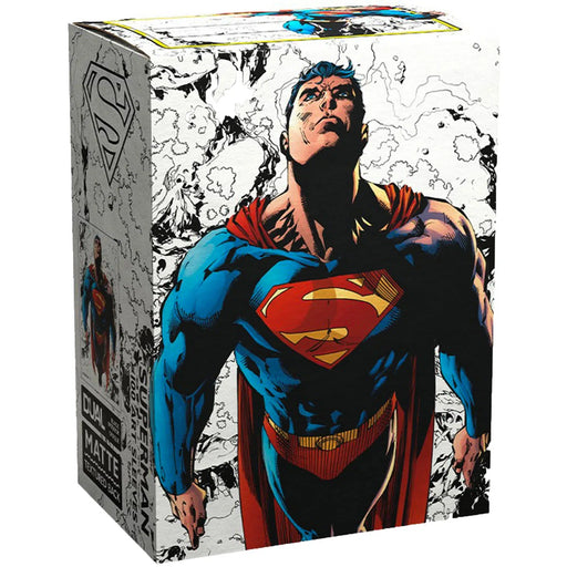 Dragon Shield [DC: Comics] - Superman Art Protective Card Sleeves (Matte, 100 Count, Standard Size)