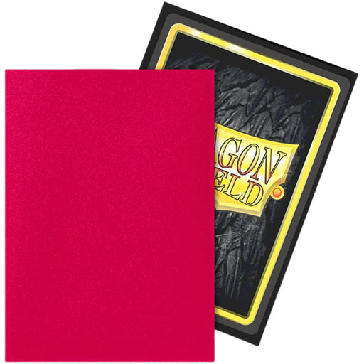 Dragon Shield - Fury Dual Colored Protective Card Sleeves (Matte, Red & Black, 100 Count, Standard Size)