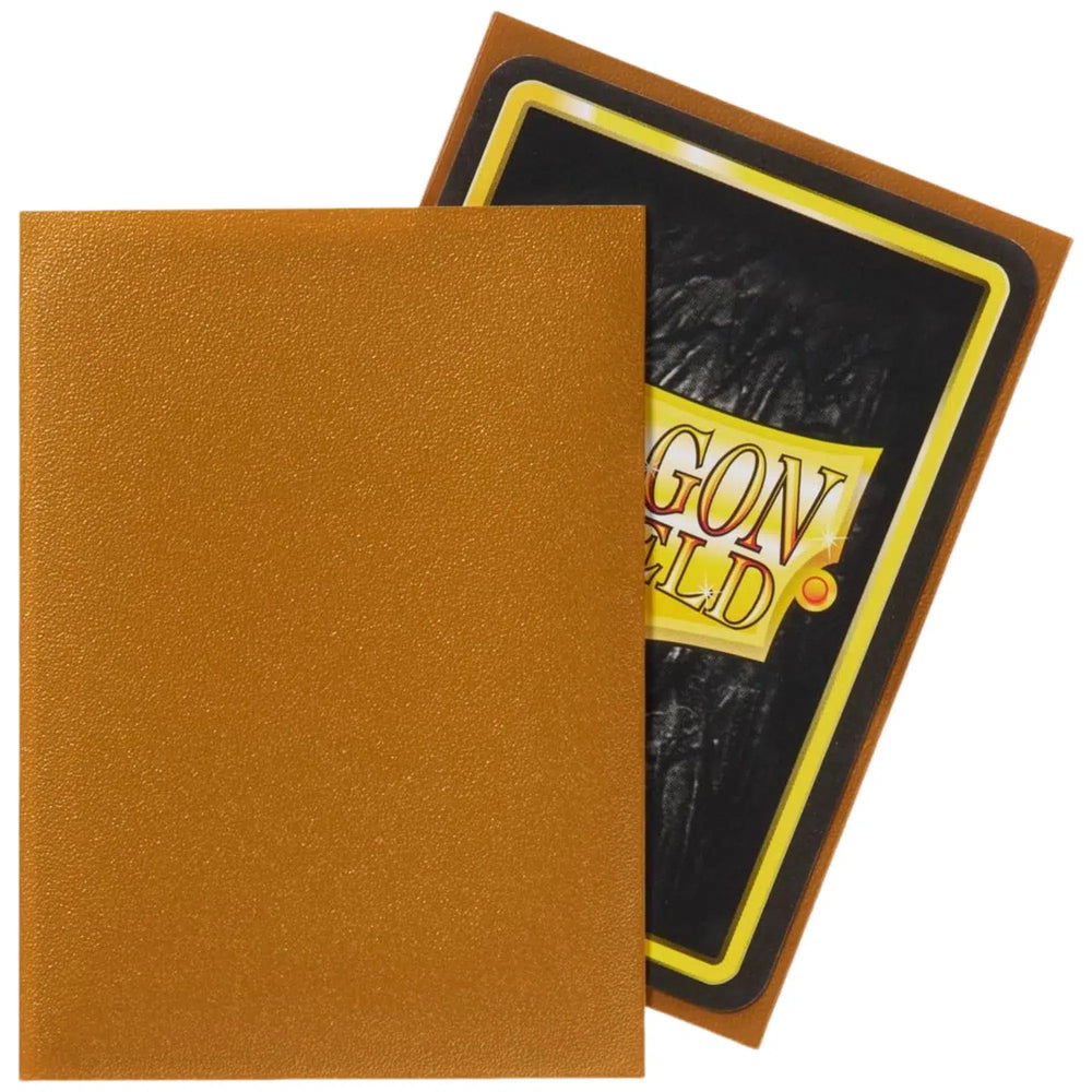 Dragon Shield - Gold Protective Card Sleeves (Matte, 100 Count, Standard Size)