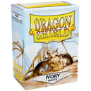 Dragon Shield - Ivory White Protective Card Sleeves (Matte, 100 Count, Standard Size)