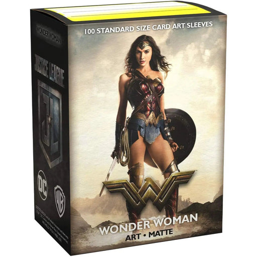 Dragon Shield [Justice League] - Wonder Woman Art Protective Card Sleeves (Matte, 100 Count, Standard Size)