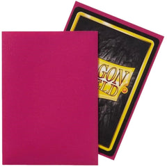 Dragon Shield - Magenta Protective Card Sleeves (Matte, 100 Count, Standard Size)