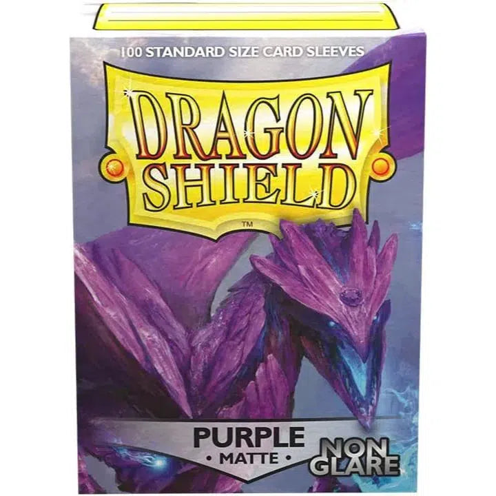 Dragon Shield - Matte Purple Protective Card Sleeves (100 Count) - Non-Glare