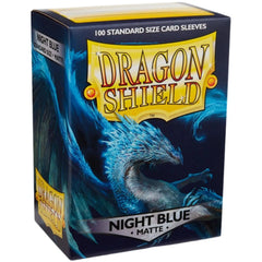 Dragon Shield - Night Blue Protective Card Sleeves (Matte, 100 Count, Standard Size)