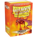 Dragon Shield - Orange Protective Card Sleeves (Matte, 100 Count, Standard Size)