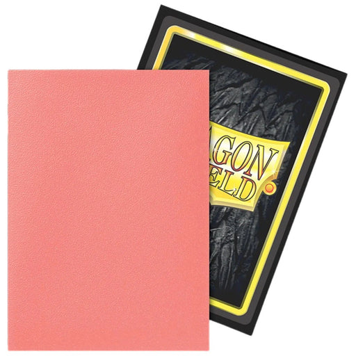 Dragon Shield - Peach Dual Colored Protective Card Sleeves (Matte, Peach & Black, 100 Count, Standard Size)