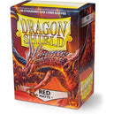 Dragon Shield - Red Protective Card Sleeves (Matte, 100 Count, Standard Size)