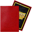 Dragon Shield - Ruby Red Protective Card Sleeves (Matte, 100 Count, Standard Size)