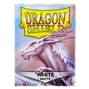 Dragon Shield - White Protective Card Sleeves (Matte, 100 Count, Standard Size)