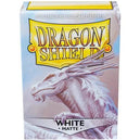 Dragon Shield - White Protective Card Sleeves (Matte, 100 Count, Standard Size)