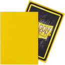 Dragon Shield - Yellow Protective Card Sleeves (Matte, 100 Count, Standard Size)