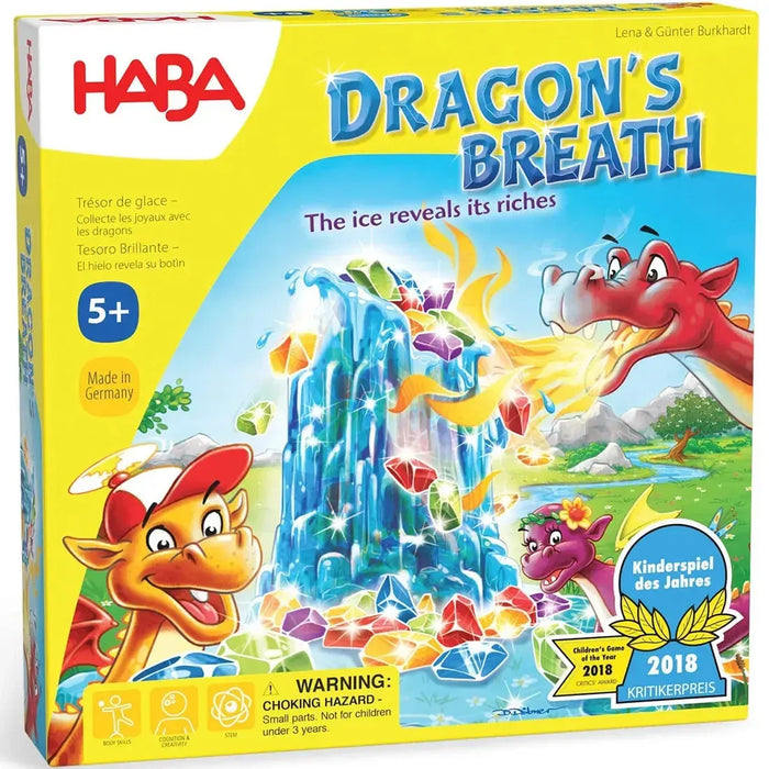 Dragon's Breath - Dexterity Fantasy Board Game for Family, and Children (2-4 Players, Ages 5+) - HABA