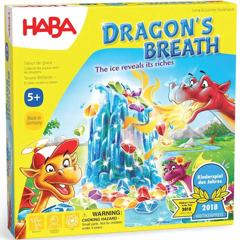Dragon's Breath - Dexterity Fantasy Board Game for Family, and Children (2-4 Players, Ages 5+) - HABA