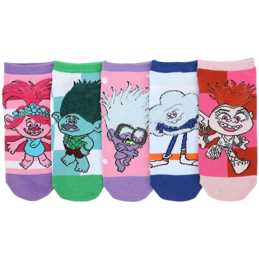 Dreamworks: Trolls - Main Characters Ankle Socks Set (5 Pairs) - Bioworld