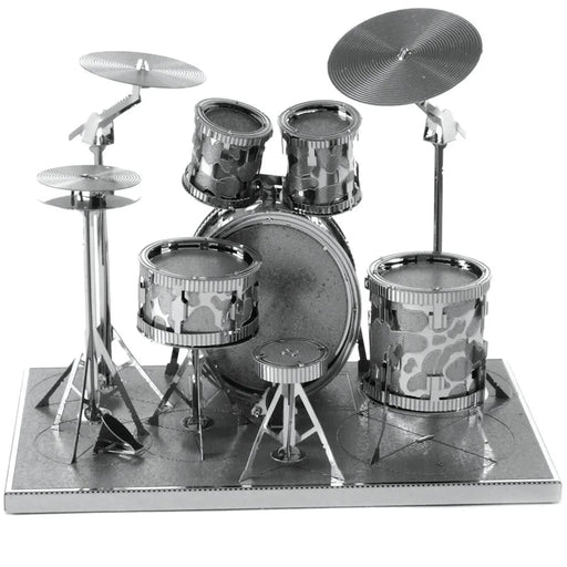 Drum Set 3D Figure Model Kit (Steel, Easy Difficulty) - Fascinations - Metal Earth Series - (2023)